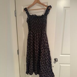 NATURAL LIFE Black Floral Maxi Dress Never Worn